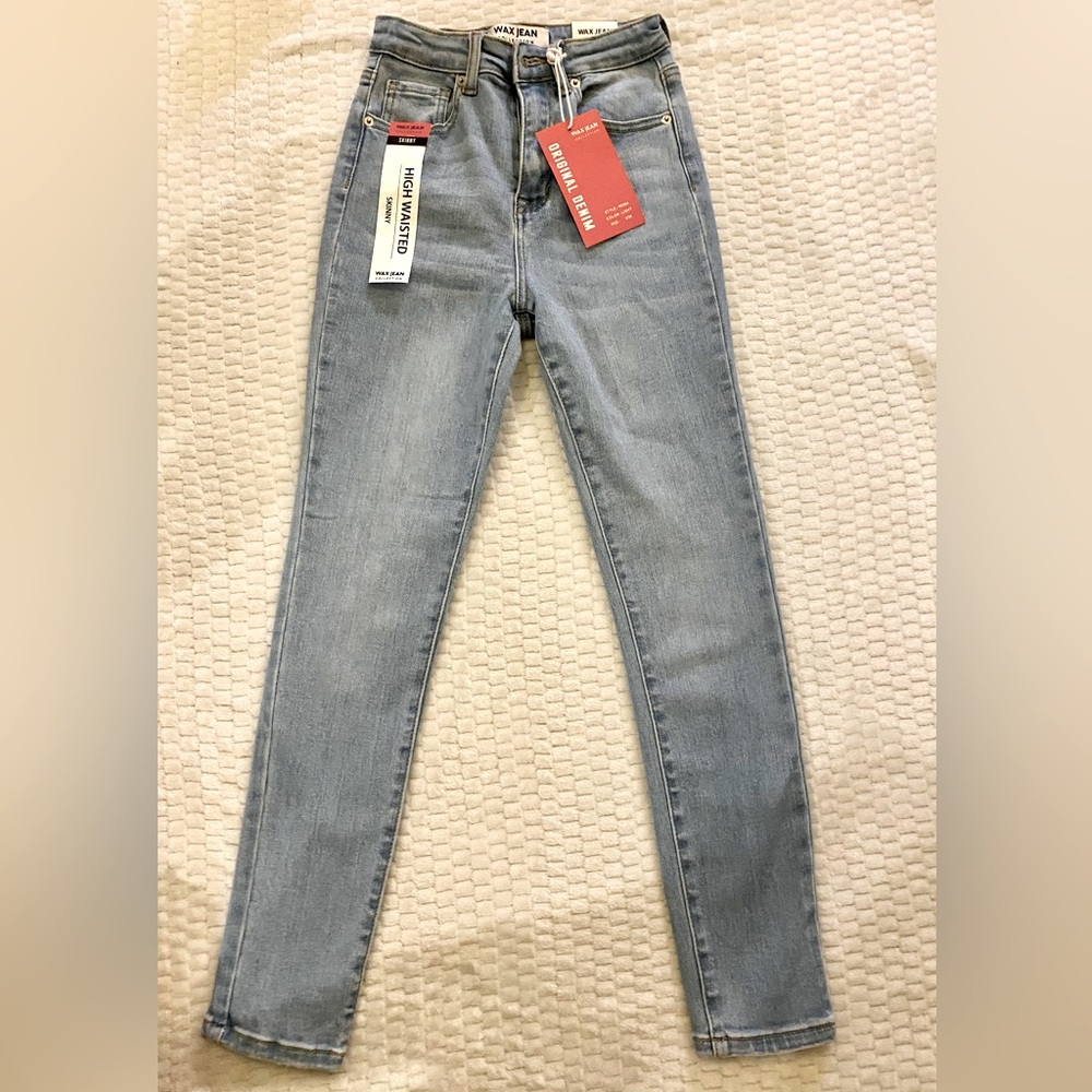 Wax Jeans High-Waisted Skinny Jeans